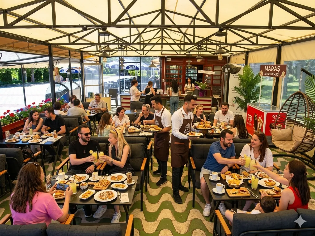 Gloria Cafe masa detayları