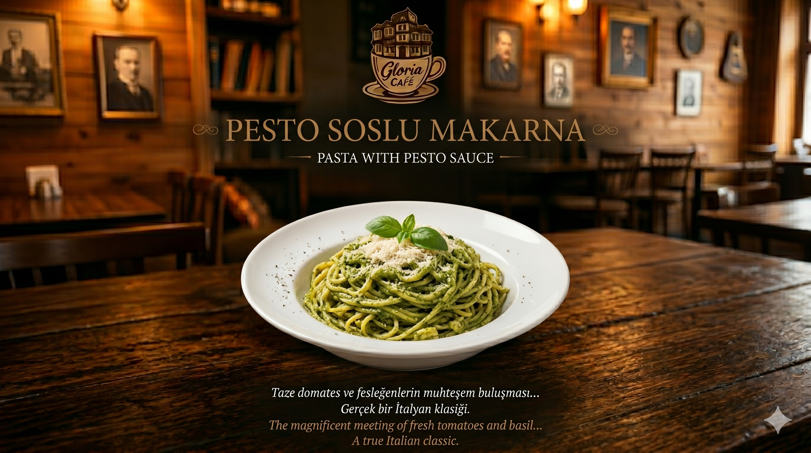 Pesto Soslu Makarna
