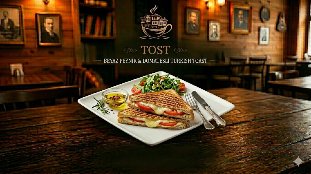 Beyaz Peynir ve Domatesli Tost